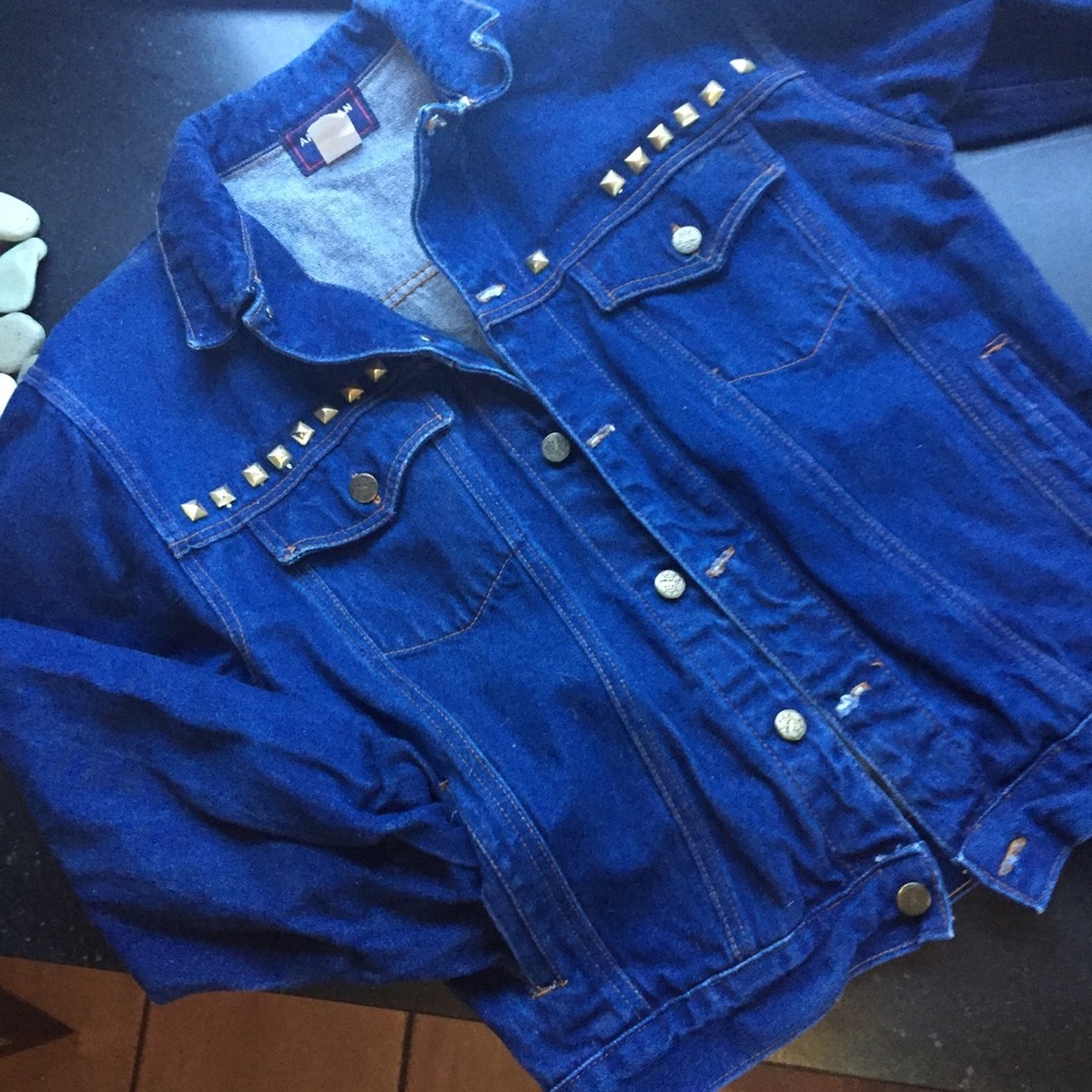 American Hero embellished Trucker jacket